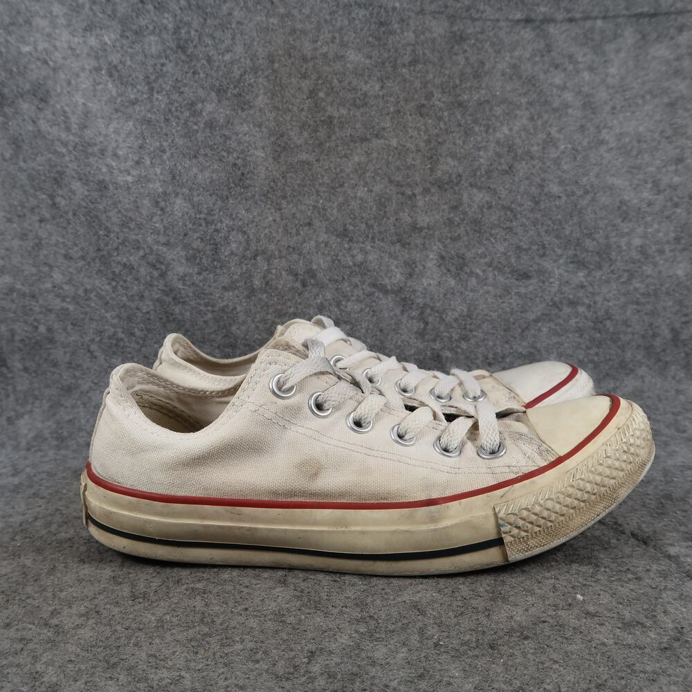 Converse Shoes Womens 6.5 Casual Sneakers All Star Classic Trainer White Canvas